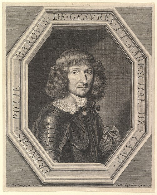 Potier de Gesvre 17th cent-Jean Morin , Poster Print Wall Art