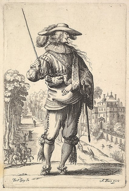 A gentleman with his head turned towards the right in profile ,16x12"(A3)Poster
