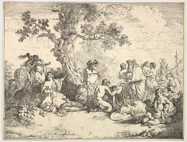 Sacrifice to Pan 1762–63-Jean Jacques Lagrenée, Poster Print Wall Art