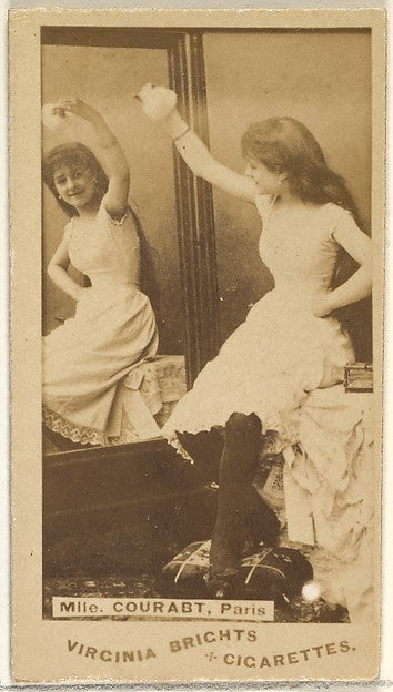 :Mlle. Courabt Paris Virginia Brights Cigarettes-16x12"(A3) Poster