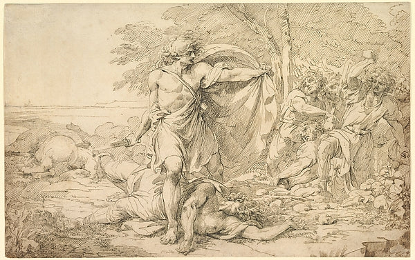 John Hamilton Mortimer:Classical Subject: Possibly the After-16x12"(A3) Poster