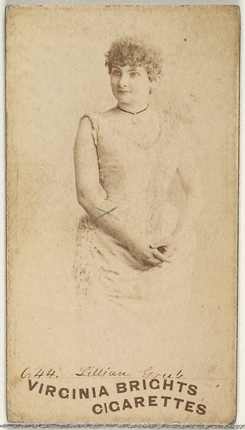 :Card 644 Lillian Grub Virginia Brights Cigarettes-16x12"(A3) Poster