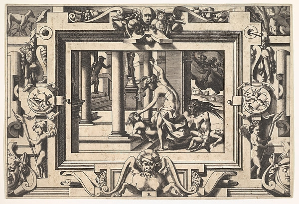 Medea kills the two children she had by Jason: Histoire de Jas,16x12"(A3)Poster