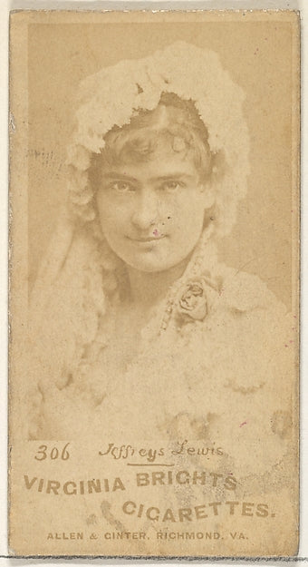 :Card 306 Jeffreys Lewis Virginia Brights Cigarettes-16x12"(A3) Poster
