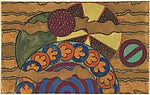 Anonymous, French, 20th century:Horizontal Panel with Five O-16x12"(A3) Poster
