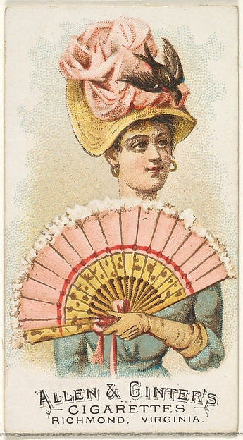 :Plate 27 from the Fans of the Period series for Allen & Gin-16x12"(A3) Poster