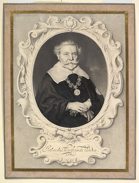 Jan Thopas ):Portrait of Godert Dircksz. Kerckrinck late 17t-16x12"(A3) Poster