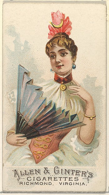 :Plate 35 from the Fans of the Period series for Allen & Gin-16x12"(A3) Poster