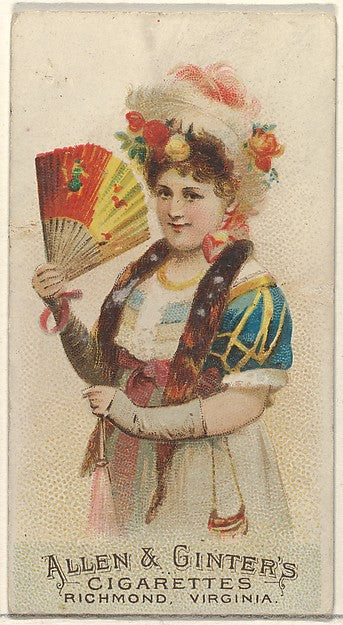 :Plate 46 from the Fans of the Period series for Allen & Gin-16x12"(A3) Poster