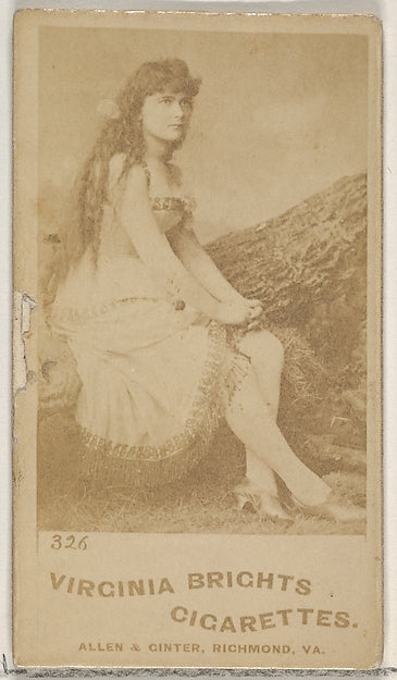 :Card 326 Virginia Brights Cigarettes c1888-16x12"(A3) Poster