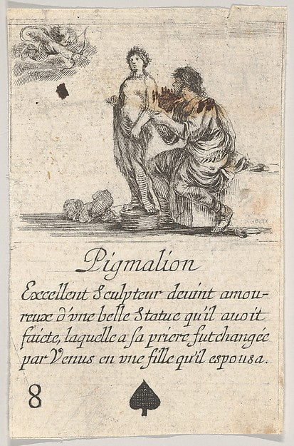 Stefano della Bella :Pygmalion from 'Game of Mythology' -16x12"(A3) Poster
