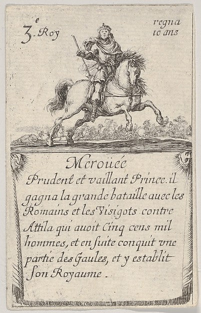 Stefano della Bella :Meroüée / Prudent et vaillant... from '-16x12"(A3) Poster