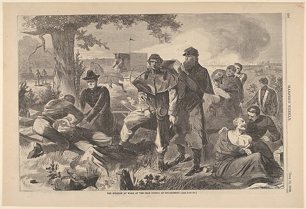 The Surgeon at Work at the Rear During an Engagement July 12,, Poster Print