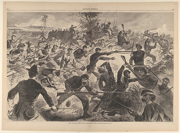 The War for the Union 1862 – A Bayonet Charge July 12, 1862-, Poster Print
