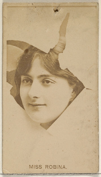 :Miss Robina Virginia Brights Cigarettes c1888-16x12"(A3) Poster