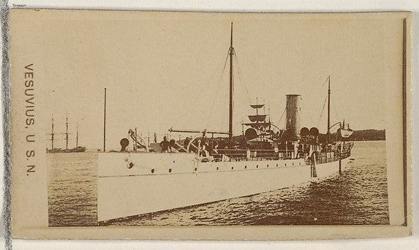 :Vesuvius U.S.N. from the Famous Ships series for Virginia B-16x12"(A3) Poster