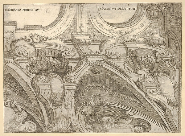 Architectural Detail -Carlo Antonio Buffagnotti, After Ferdina, Poster Print Wall Art