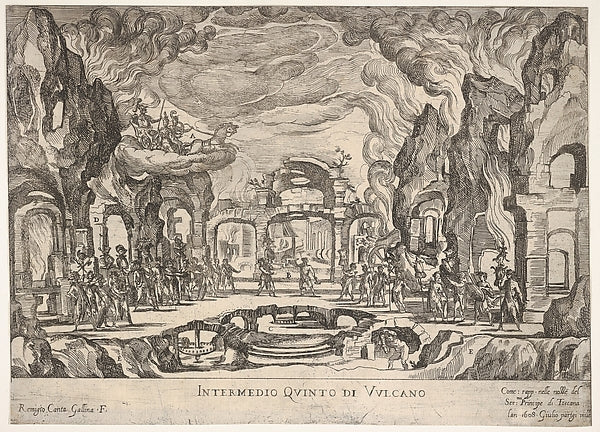 Fifth Interlude: Vulcan from the series 'Seven Interludes' f,16x12"(A3)Poster