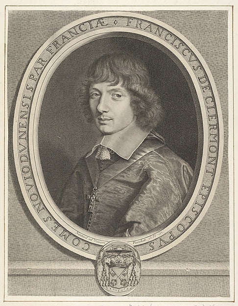 François de Clermont-Tonnerre c1655-Robert Nanteuil, Poster Print Wall Art