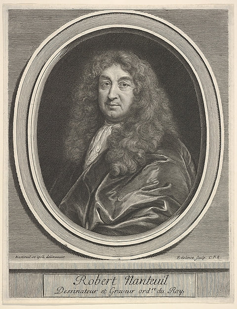 Robert Nanteuil-Gérard Edelinck, After Robert Nanteuil ,16x12"(A3)Poster