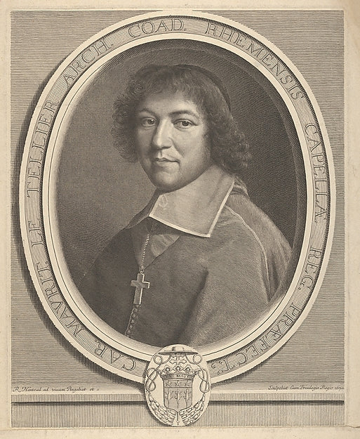 Charles-Maurice Le Tellier 1670-Robert Nanteuil,16x12"(A3)Poster