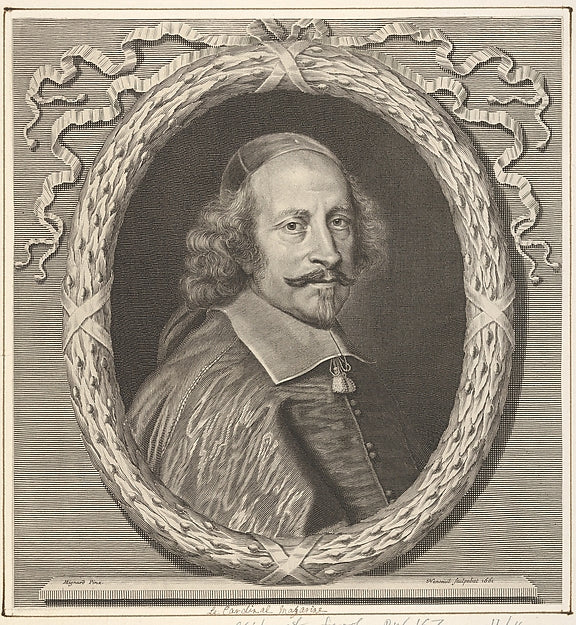 Cardinal Jules Mazarin 1661-Robert Nanteuil,After Pierre Mign, Poster Print Wall Art