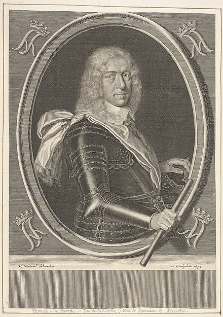 Louis de Bourbon-Vendôme duc de Mercoeur 1649-Robert Nanteuil, Poster Print