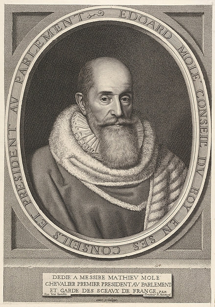 Edouard Molé c1653-Robert Nanteuil,16x12"(A3)Poster