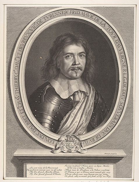 Frédéric-Maurice Duc de Bouillon c1655-Robert Nanteuil, Poster Print Wall Art