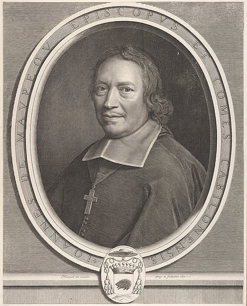 Jean de Maupeou 1671-Robert Nanteuil, Poster Print Wall Art