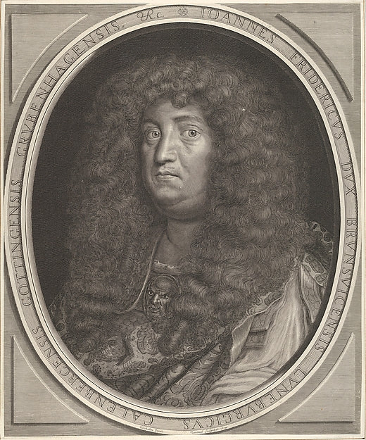 Jean-Frédéric de Brunswick-Lunebourg 17th cent-Robert Nanteuil, Poster Print Wall Art