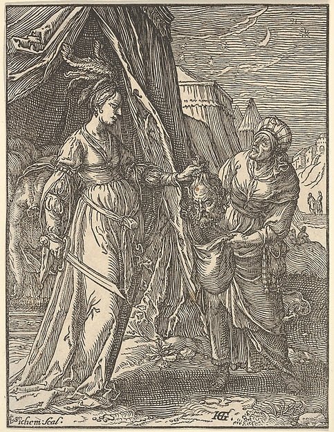Judith after Goltzius-Christoffel van Sichem I, After Hendric, Poster Print Wall Art