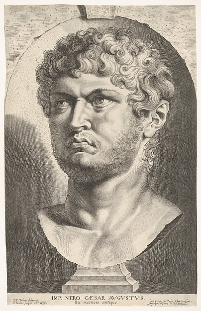 Nero 1638-Paulus Pontius, After Peter Paul Rubens , Poster Print Wall Art