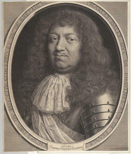 Charles d'Albert d'Ailly duc de Chaulnes 1676-Robert Nanteuil, Poster Print Wall Art