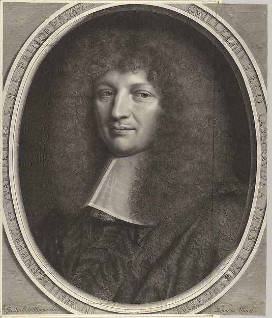 Le cardinal Guillaume-Égon de Fürstenberg 1671-Robert Nanteuil, Poster Print