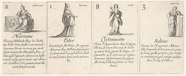 Stefano della Bella :Mariame Ester Clytemnestre and Sabine f-16x12"(A3) Poster