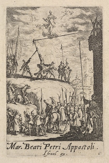 Jacques Callot :Martyrdom of Saint Peter from the series 'Th-16x12"(A3) Poster