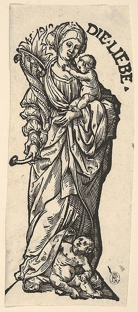 Hans Burgkmair:Charity from The Seven Virtues -16x12"(A3) Poster