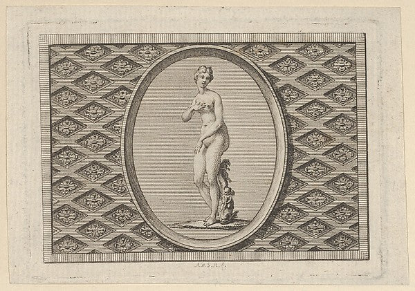 Augustin de Saint-Aubin:Fleuron on the Title Page from Disse-16x12"(A3) Poster