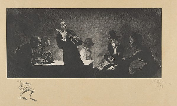 Henri Patrice Dillon - The Mandolin Player 1893, Poster Print Wall Art