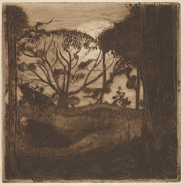 Armand Séguin - Landscape 1894, Poster Print Wall Art
