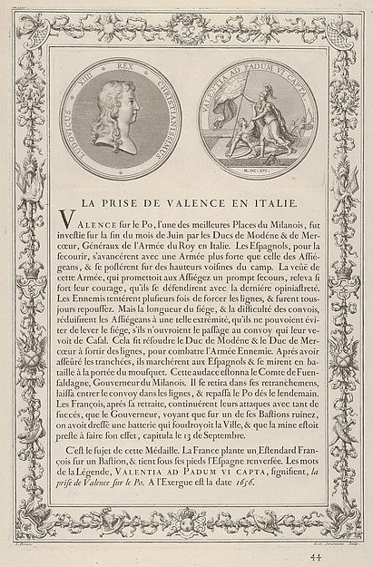 The Capture of Valencia in Italy n.d.-Ludovicus Simonneau, Af, Poster Print Wall Art