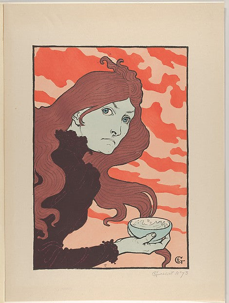 Eugène-Samuel Grasset - Vitrioleuse 1894, Poster Print Wall Art