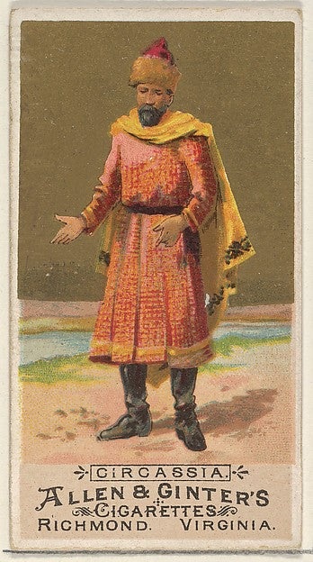 :Circassia from the Natives in Costume series for Allen & Gi-16x12"(A3) Poster