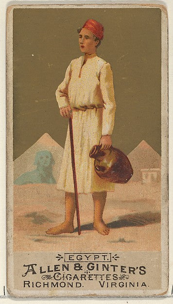 :Egypt from the Natives in Costume series for Allen & Ginter-16x12"(A3) Poster