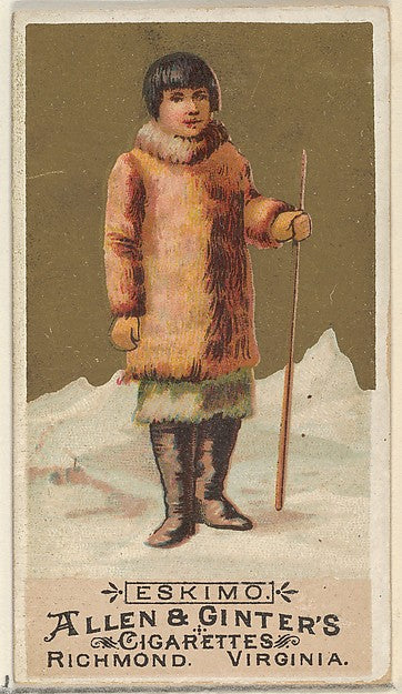 :Eskimo from the Natives in Costume series for Allen & Ginte-16x12"(A3) Poster
