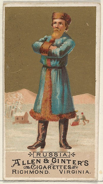 :Russia from the Natives in Costume series for Allen & Ginte-16x12"(A3) Poster