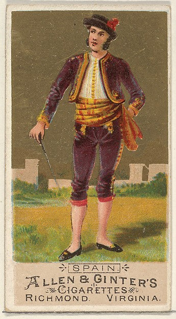 :Spain from the Natives in Costume series for Allen & Ginter-16x12"(A3) Poster