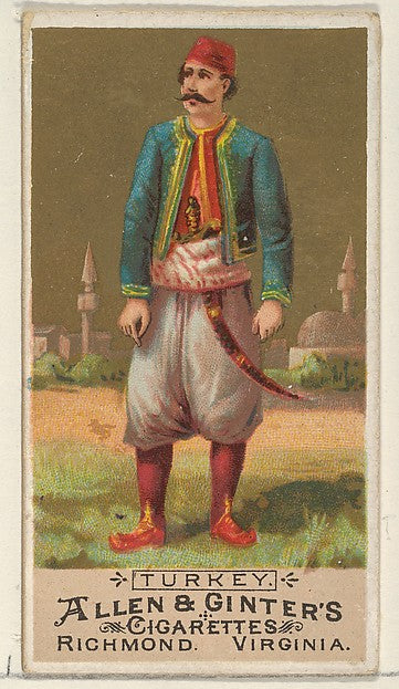 :Turkey from the Natives in Costume series for Allen & Ginte-16x12"(A3) Poster