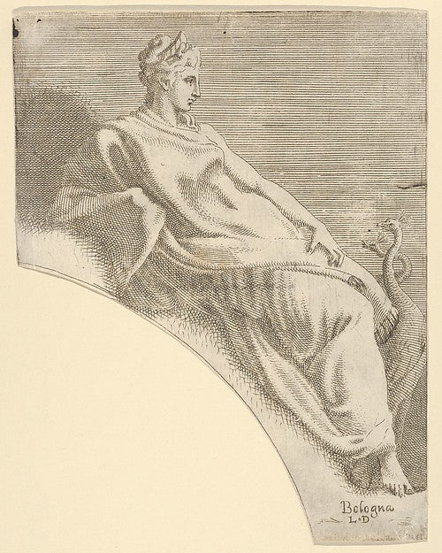 Juno 1540–56-Léon Davent, After Francesco Primaticcio, Poster Print Wall Art
